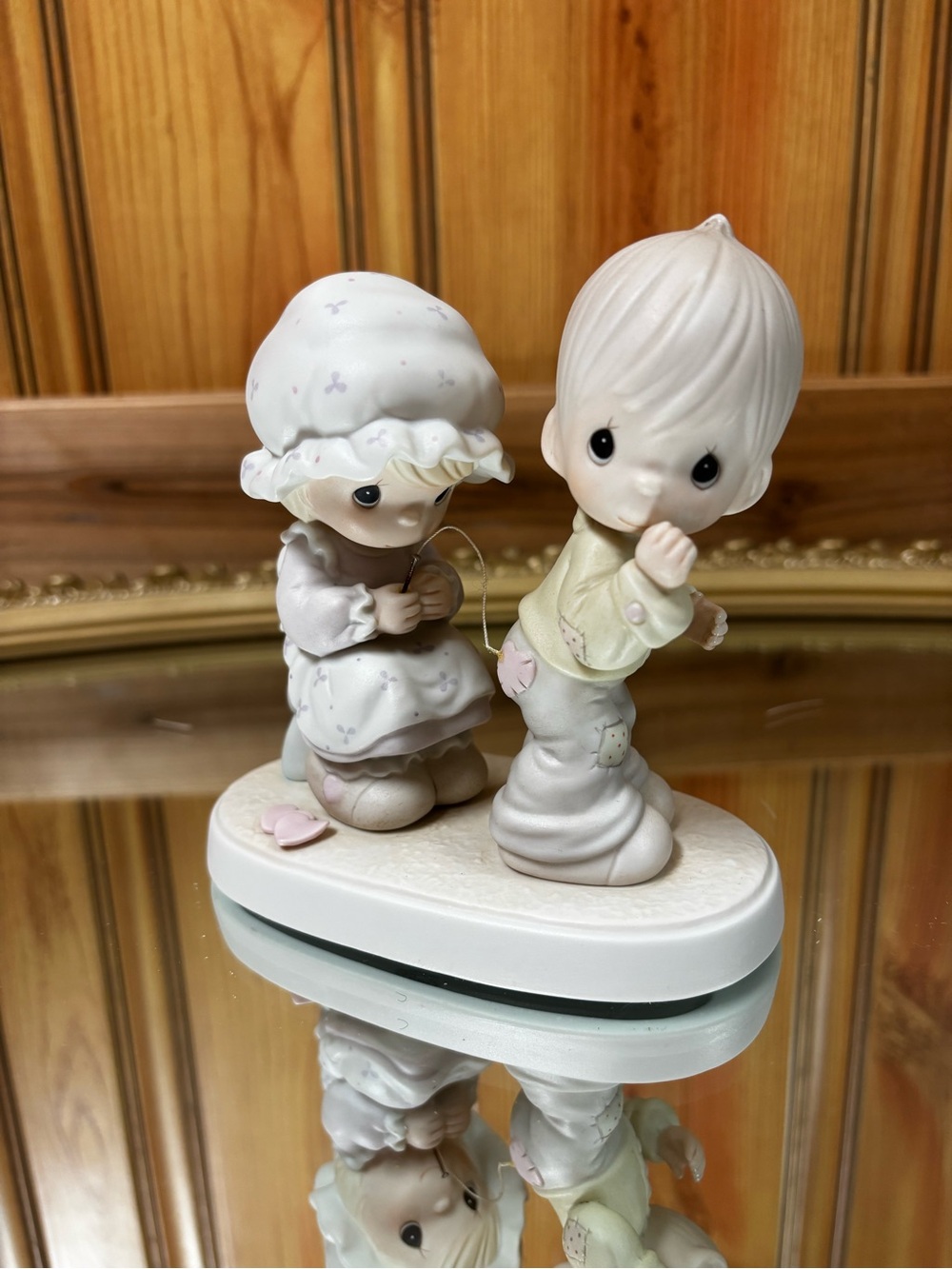 Precious Moments “Sew In Love” from 1987.